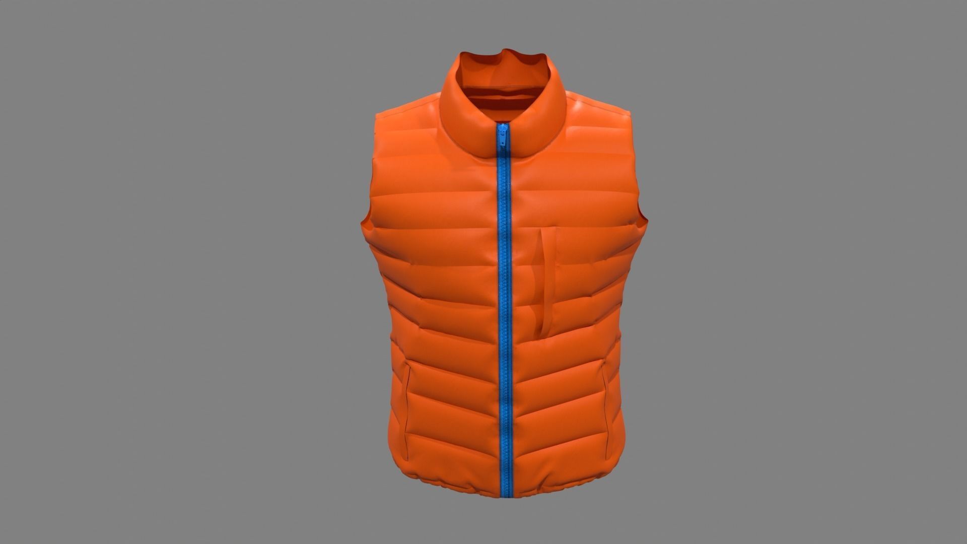 Padded Vest 3D model_9