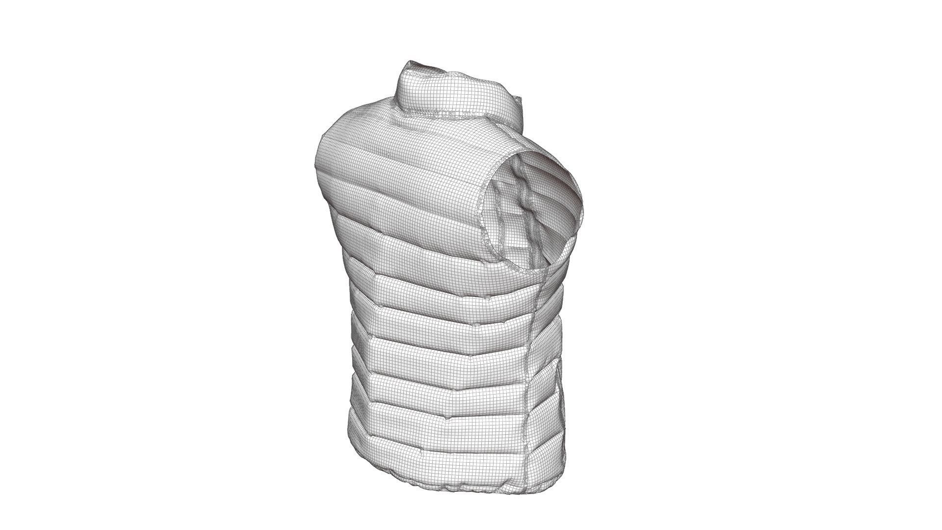 Padded Vest 3D model_18