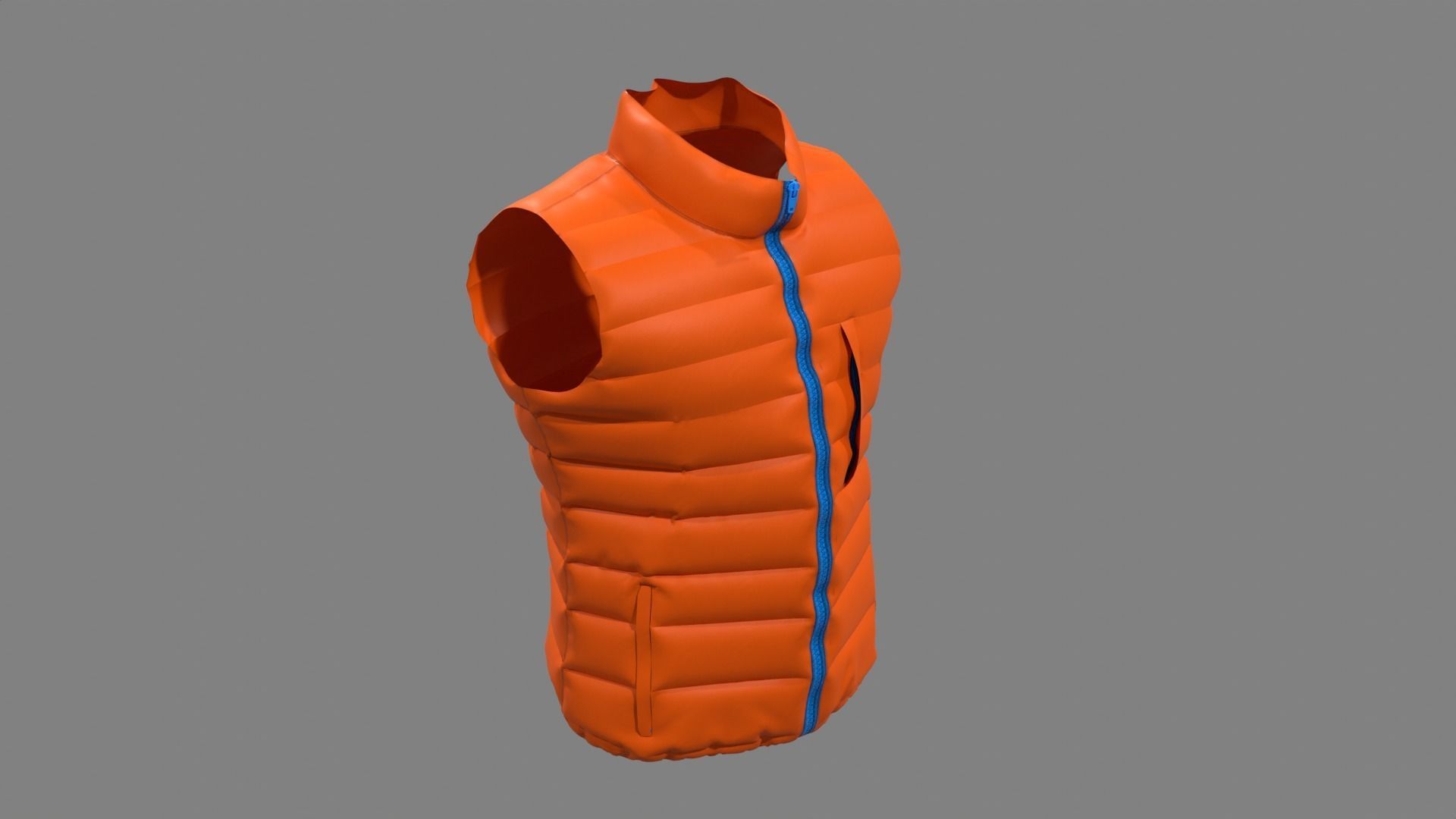 Padded Vest 3D model_7