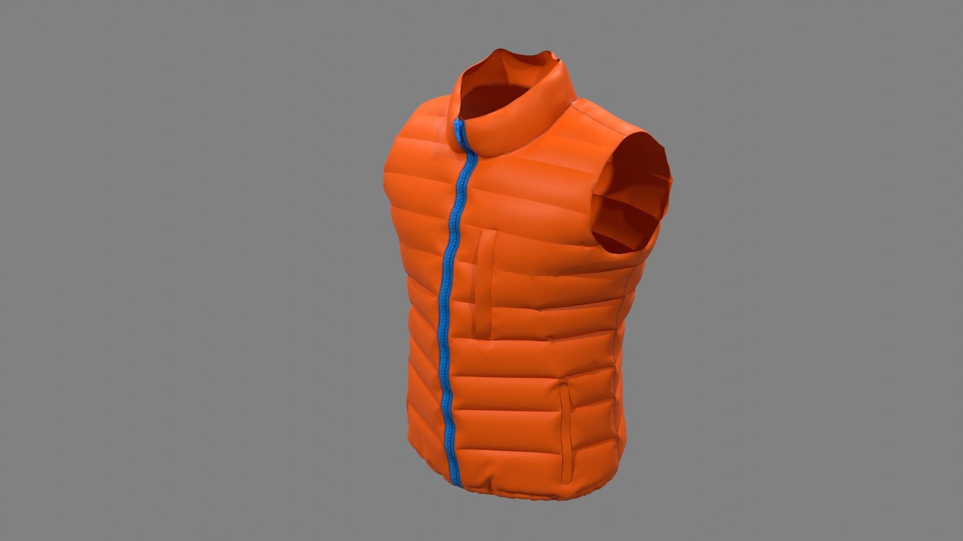Padded Vest 3D model_2