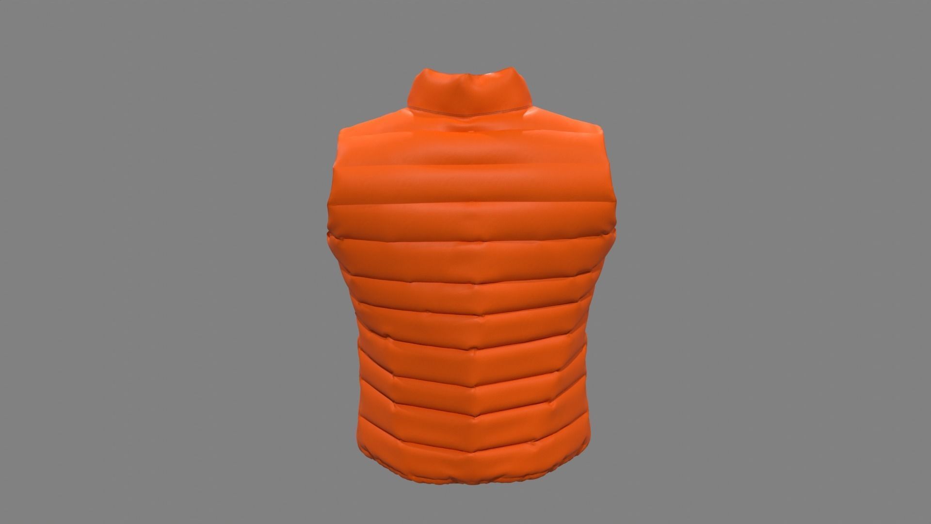 Padded Vest 3D model_10