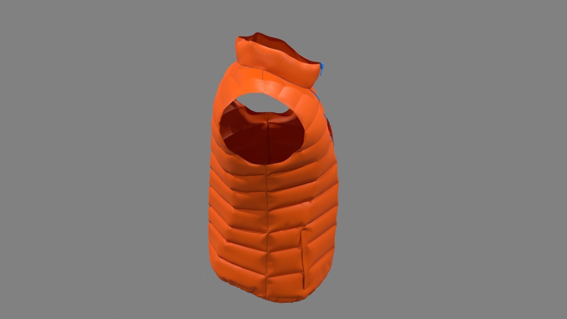 Padded Vest 3D model_6