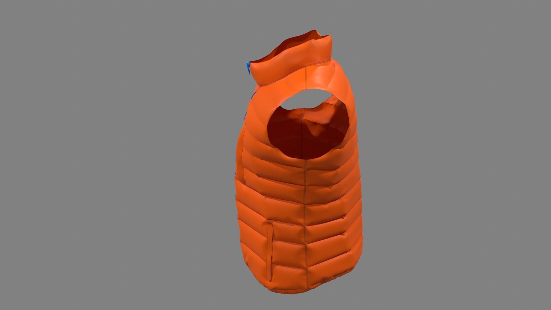 Padded Vest 3D model_3