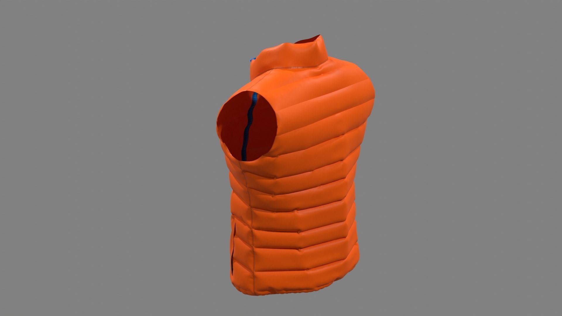 Padded Vest 3D model_4