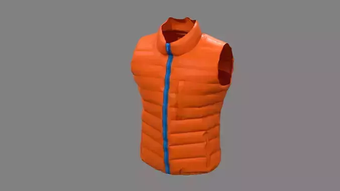 Padded Vest 3D model