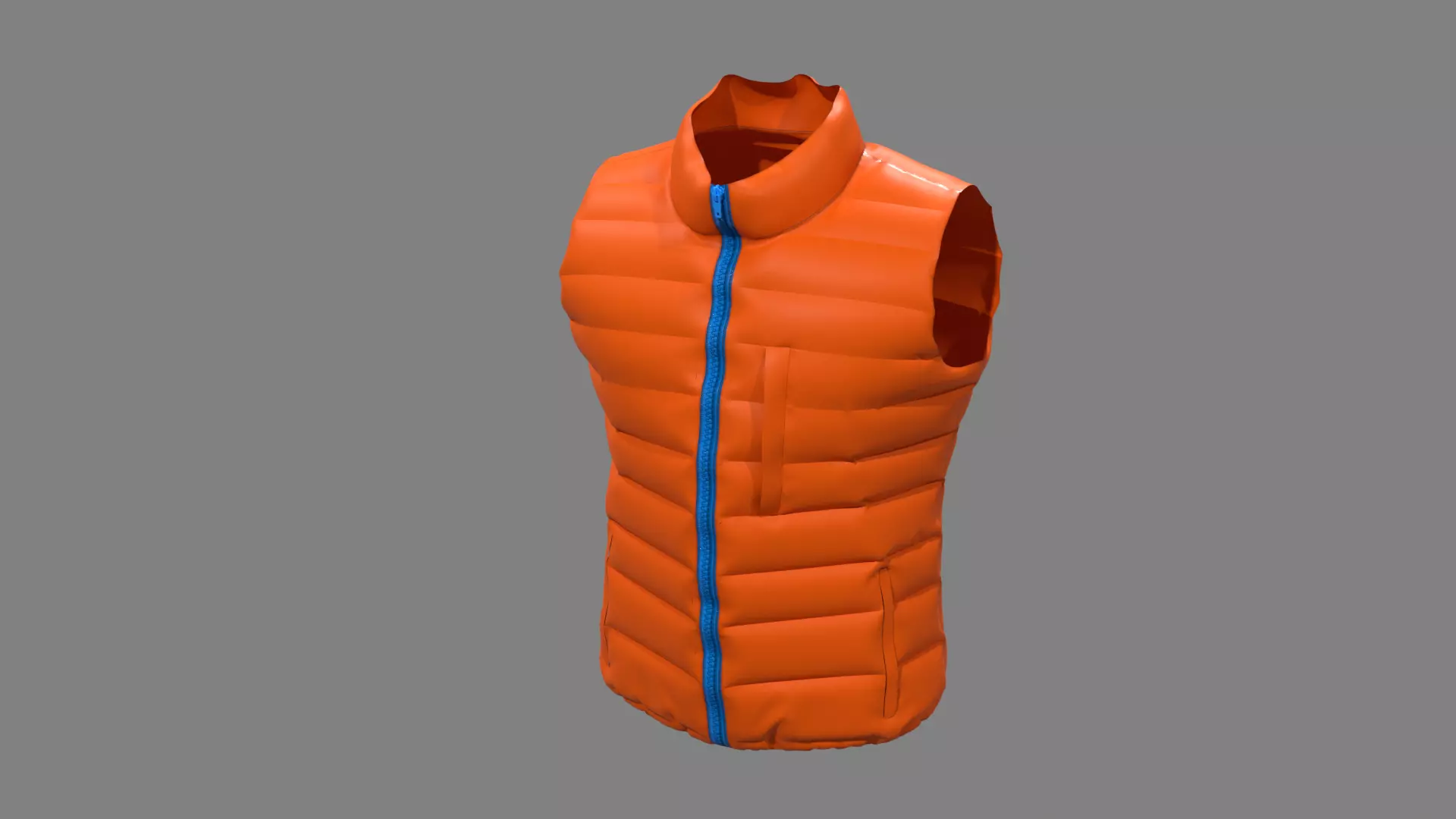 Padded Vest 3D model_0