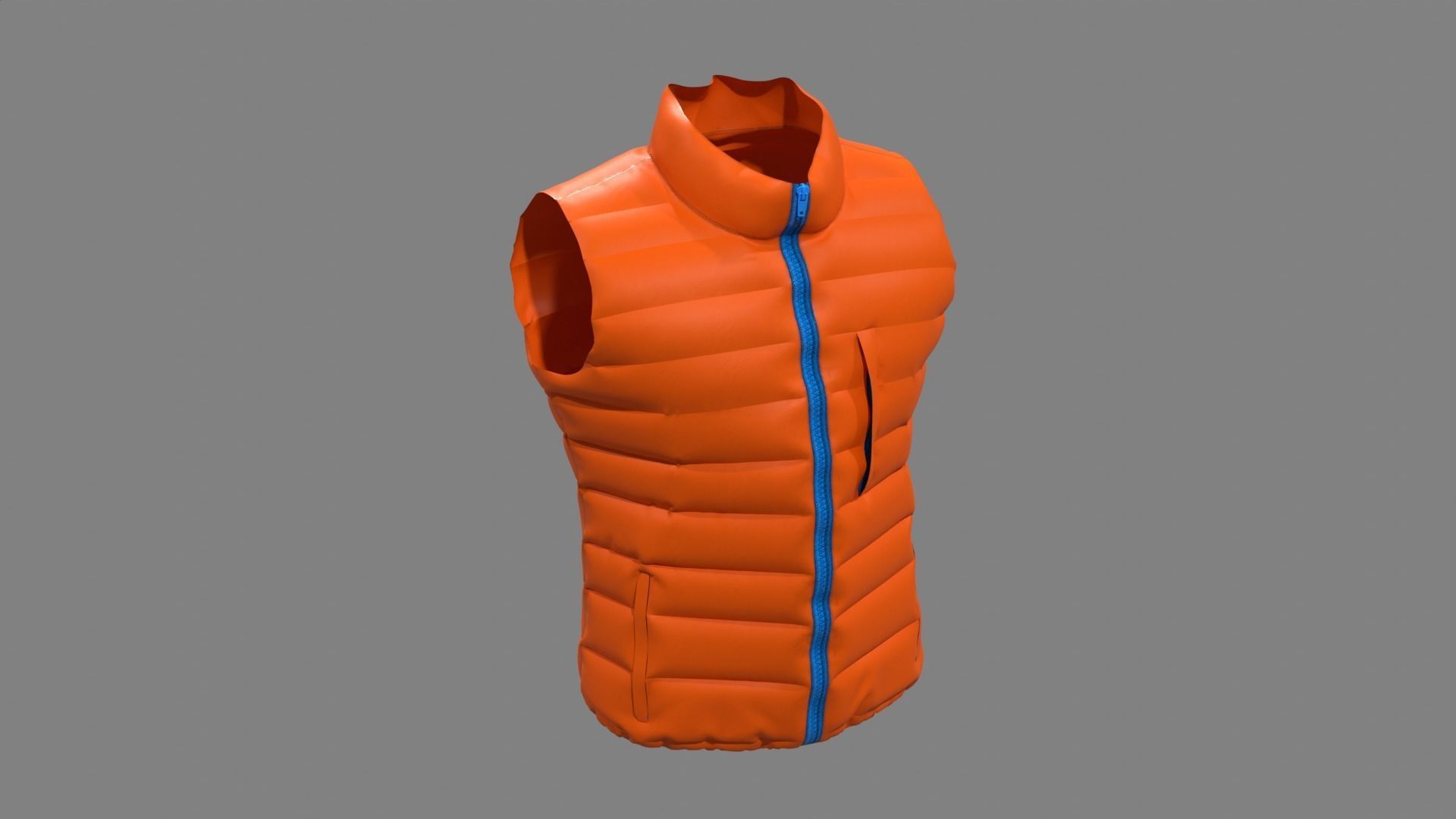 Padded Vest 3D model_8