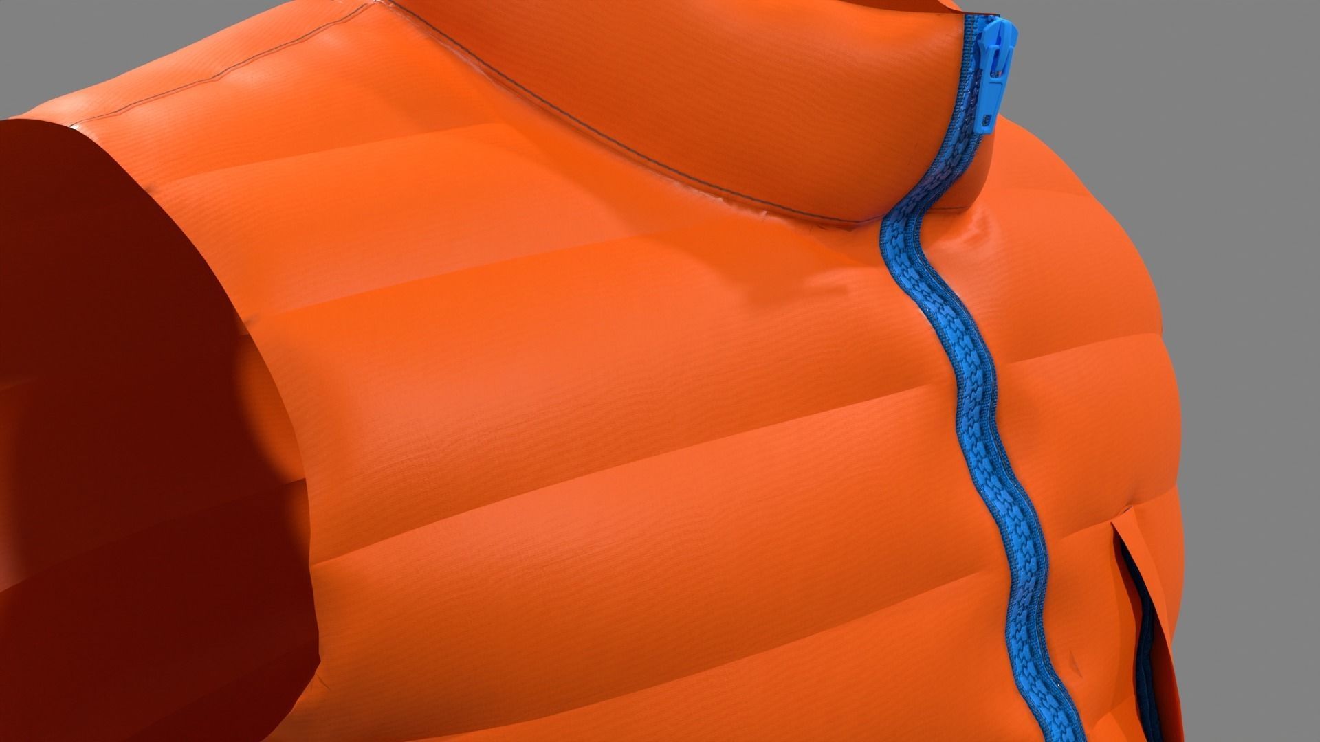 Padded Vest 3D model_13