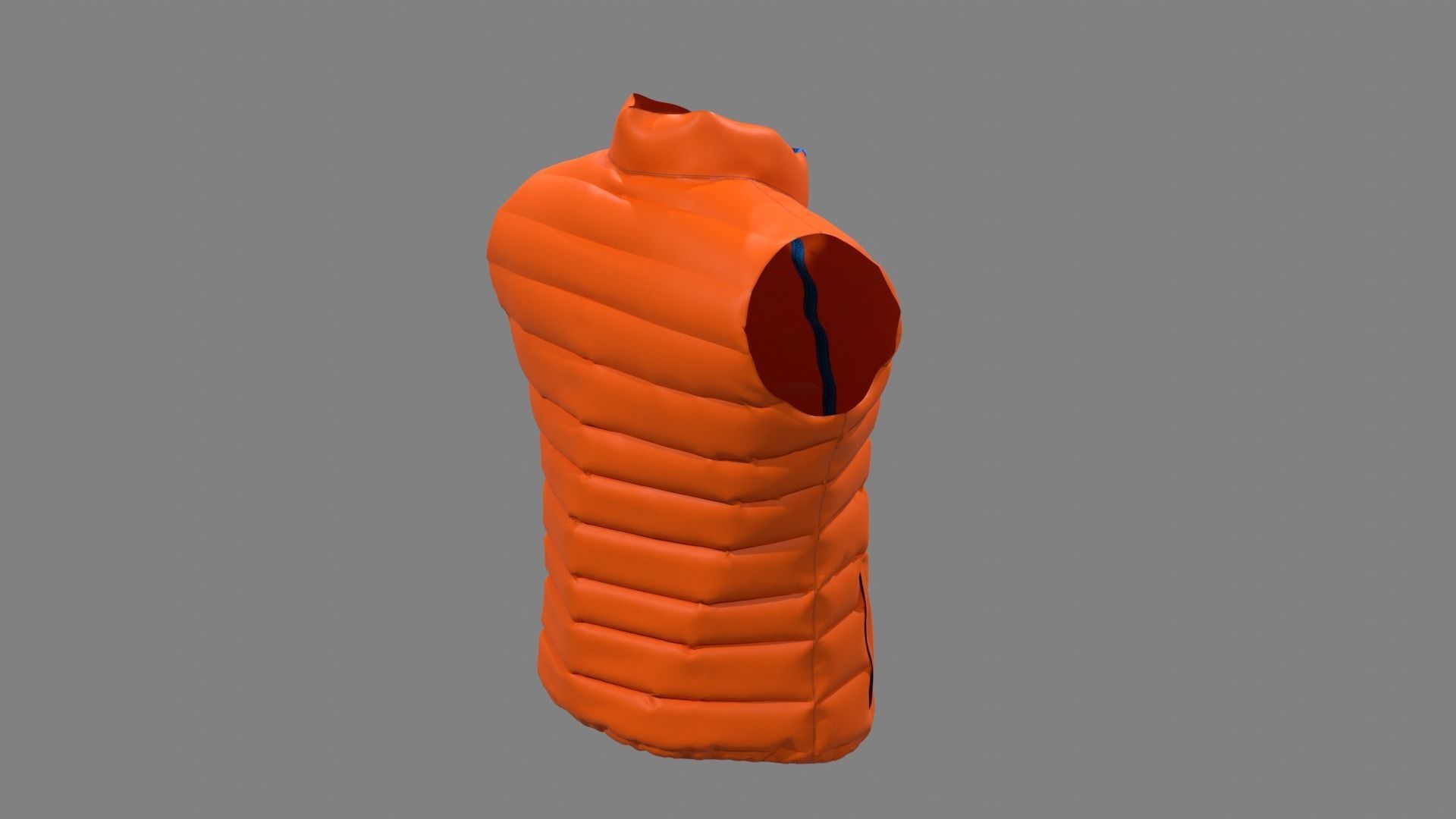 Padded Vest 3D model_5