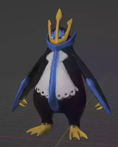Empoleon 3D print model