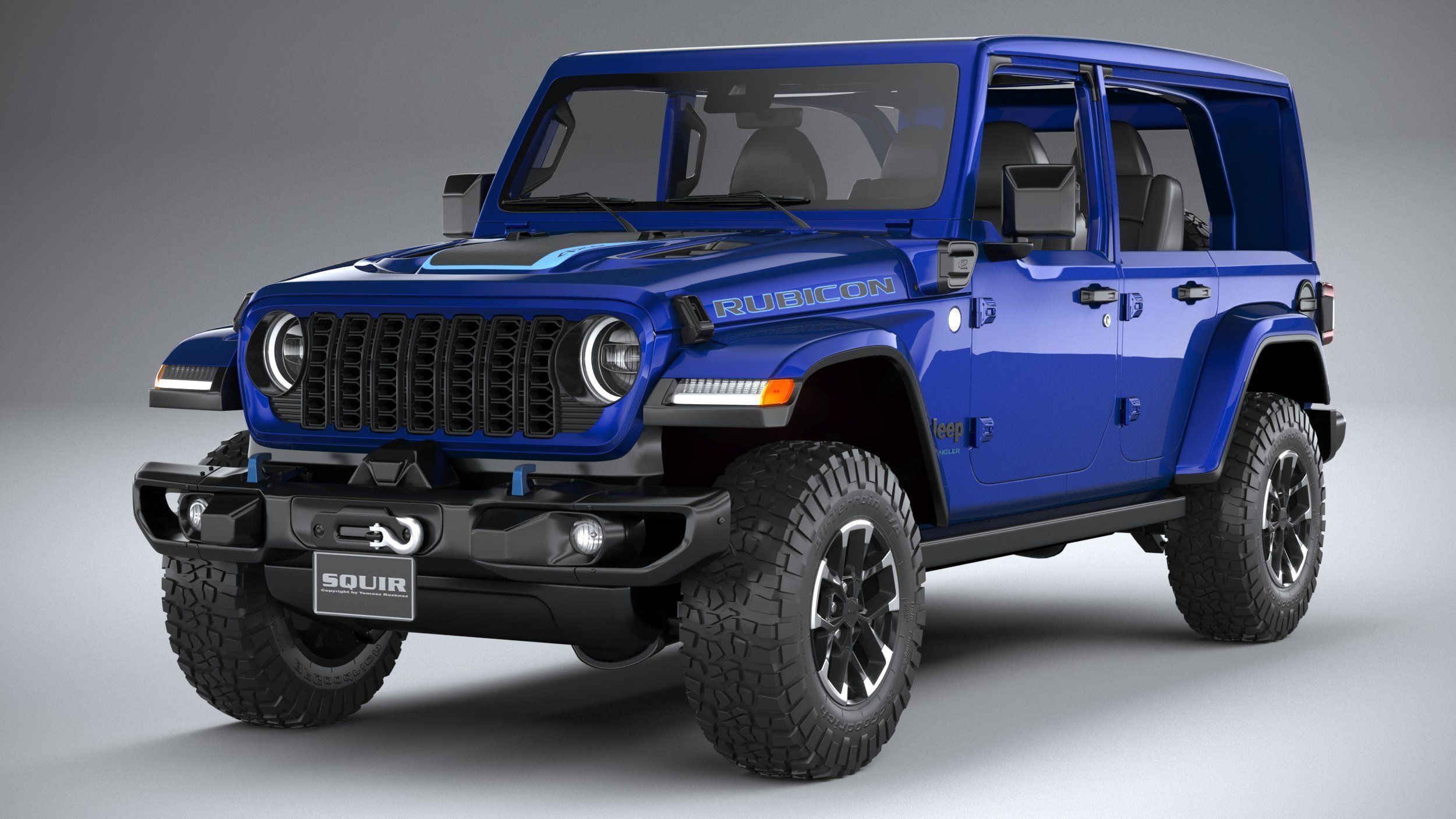 Jeep Wrangler 4xe Rubicon 2024 3D model_2
