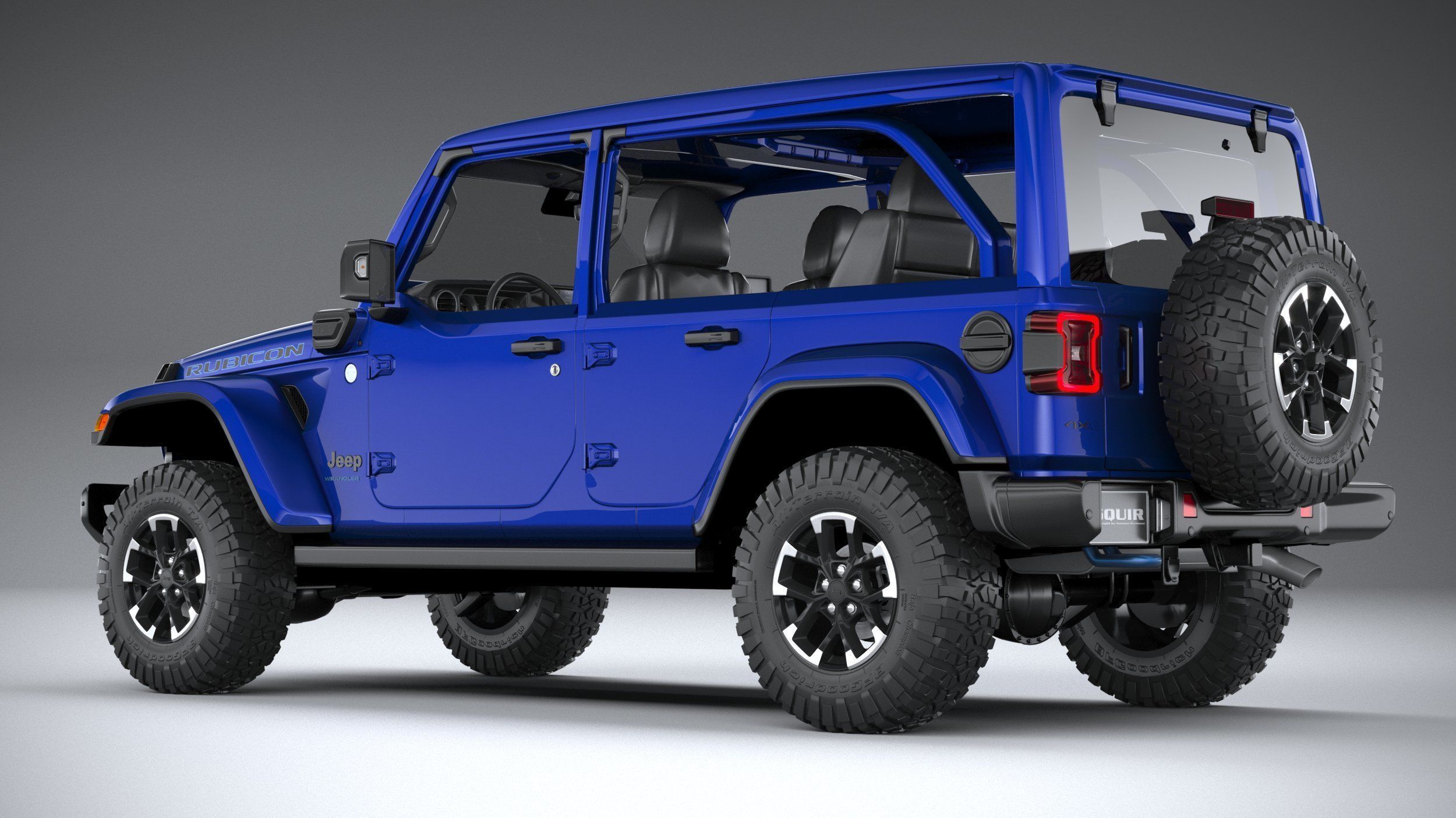Jeep Wrangler 4xe Rubicon 2024 3D model_5