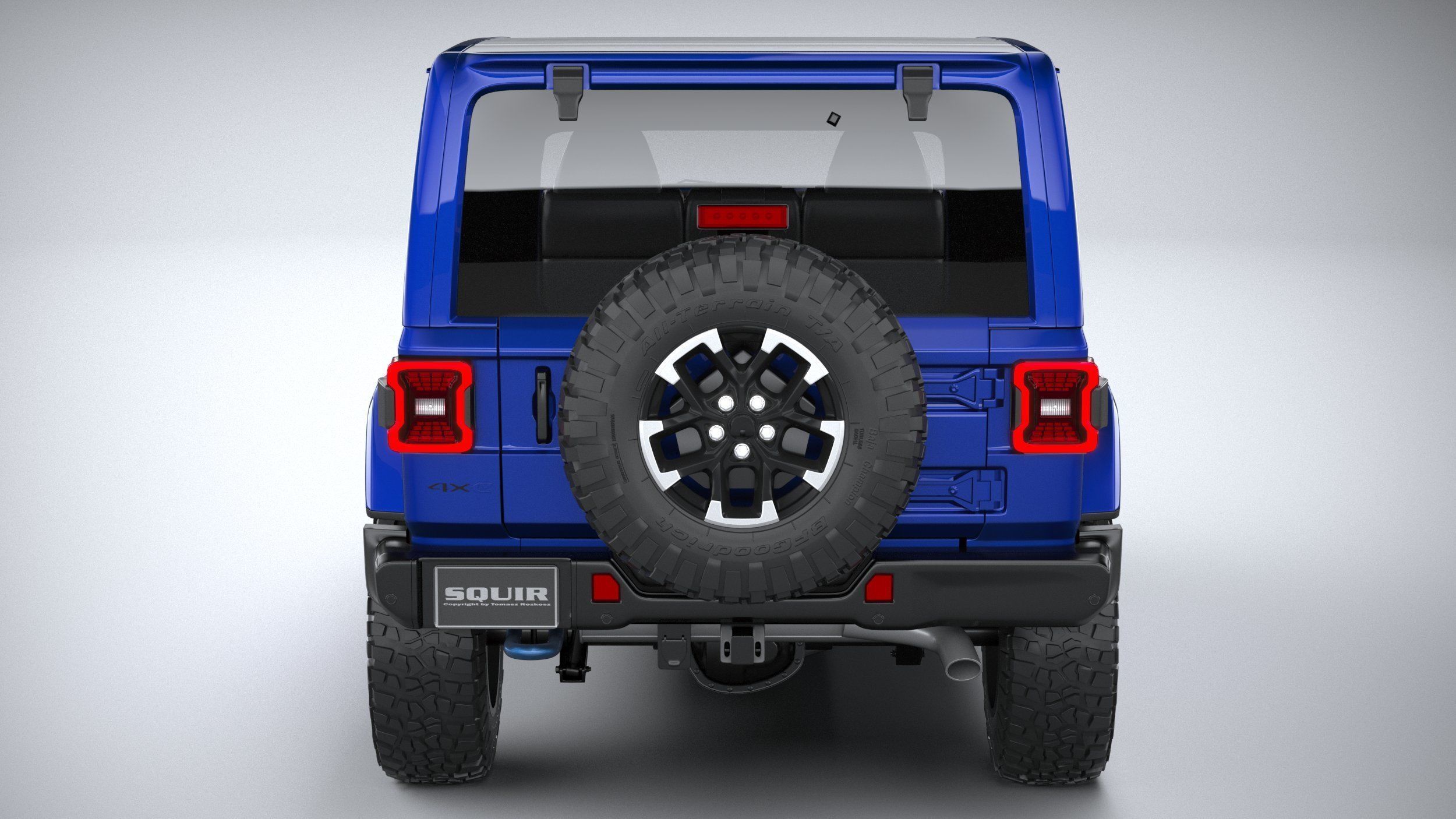 Jeep Wrangler 4xe Rubicon 2024 3D model_4
