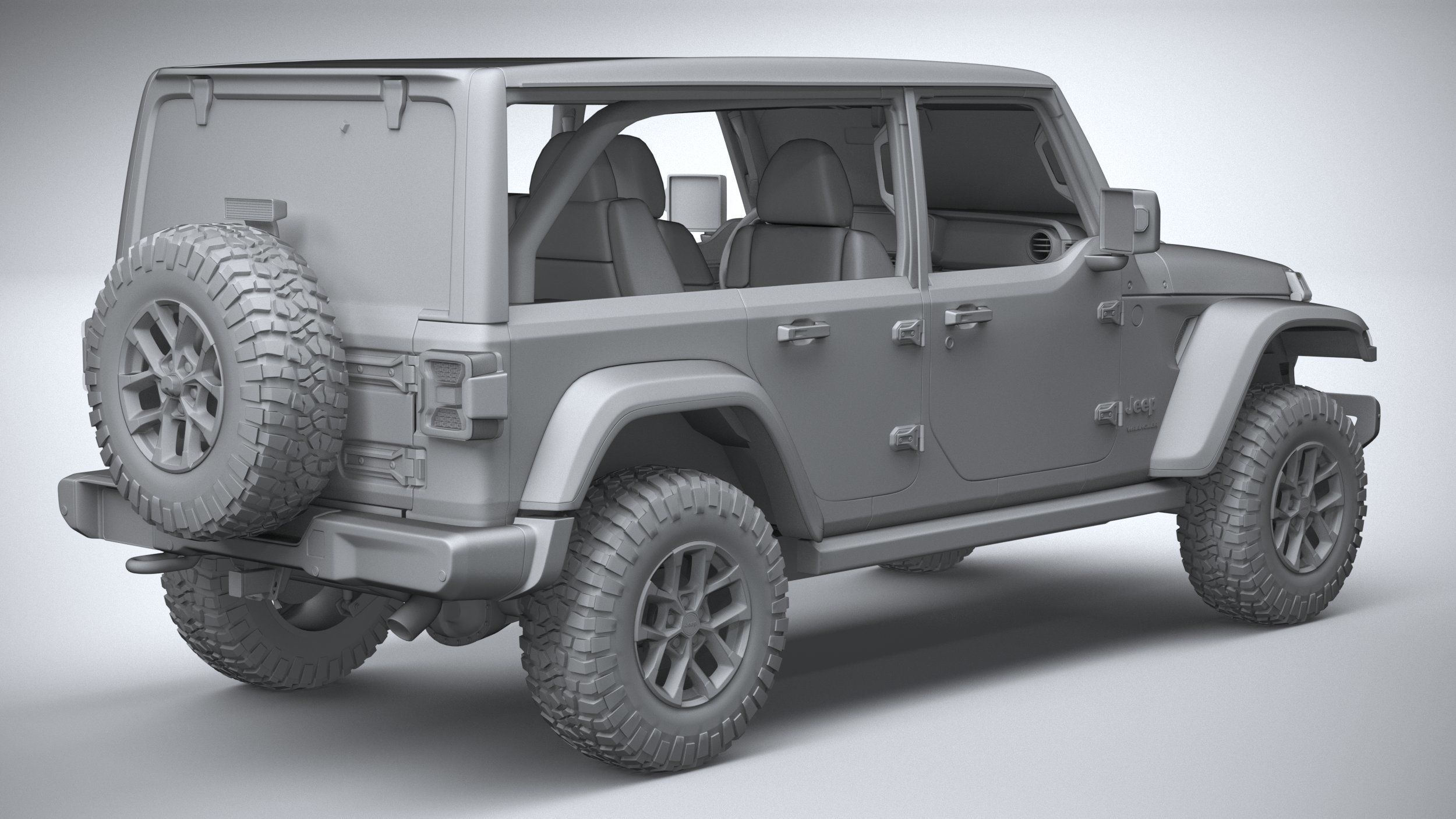 Jeep Wrangler 4xe Rubicon 2024 3D model_25