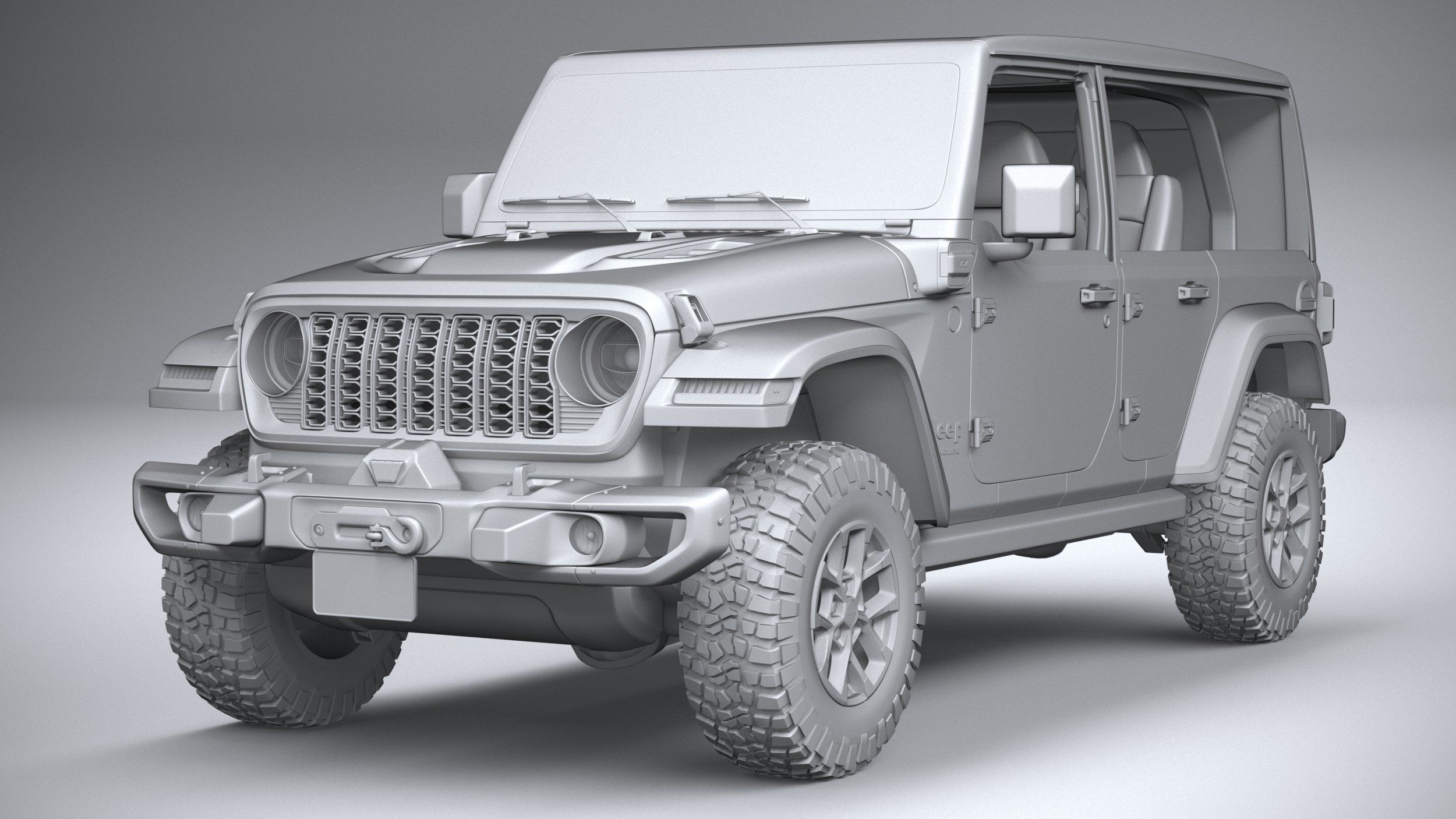Jeep Wrangler 4xe Rubicon 2024 3D model_20