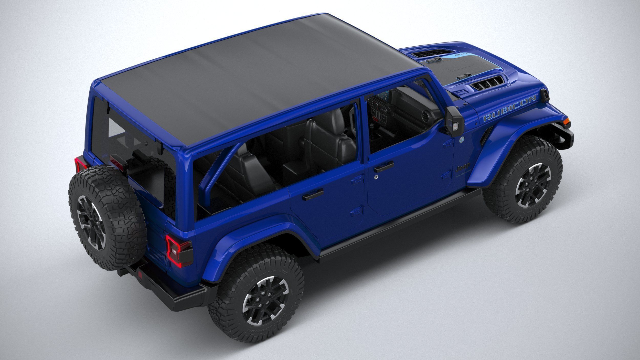 Jeep Wrangler 4xe Rubicon 2024 3D model_10