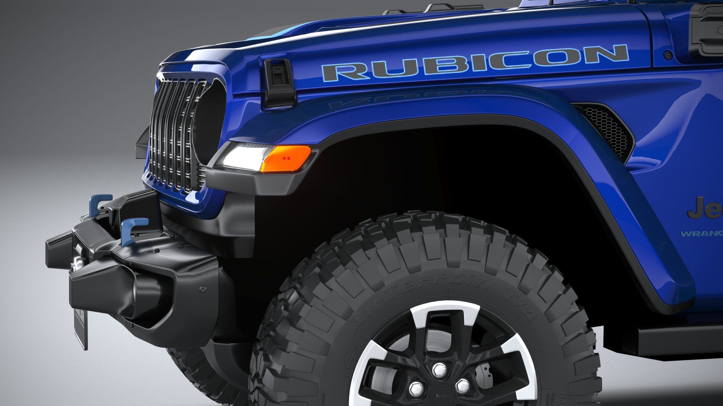 Jeep Wrangler 4xe Rubicon 2024 3D model_3