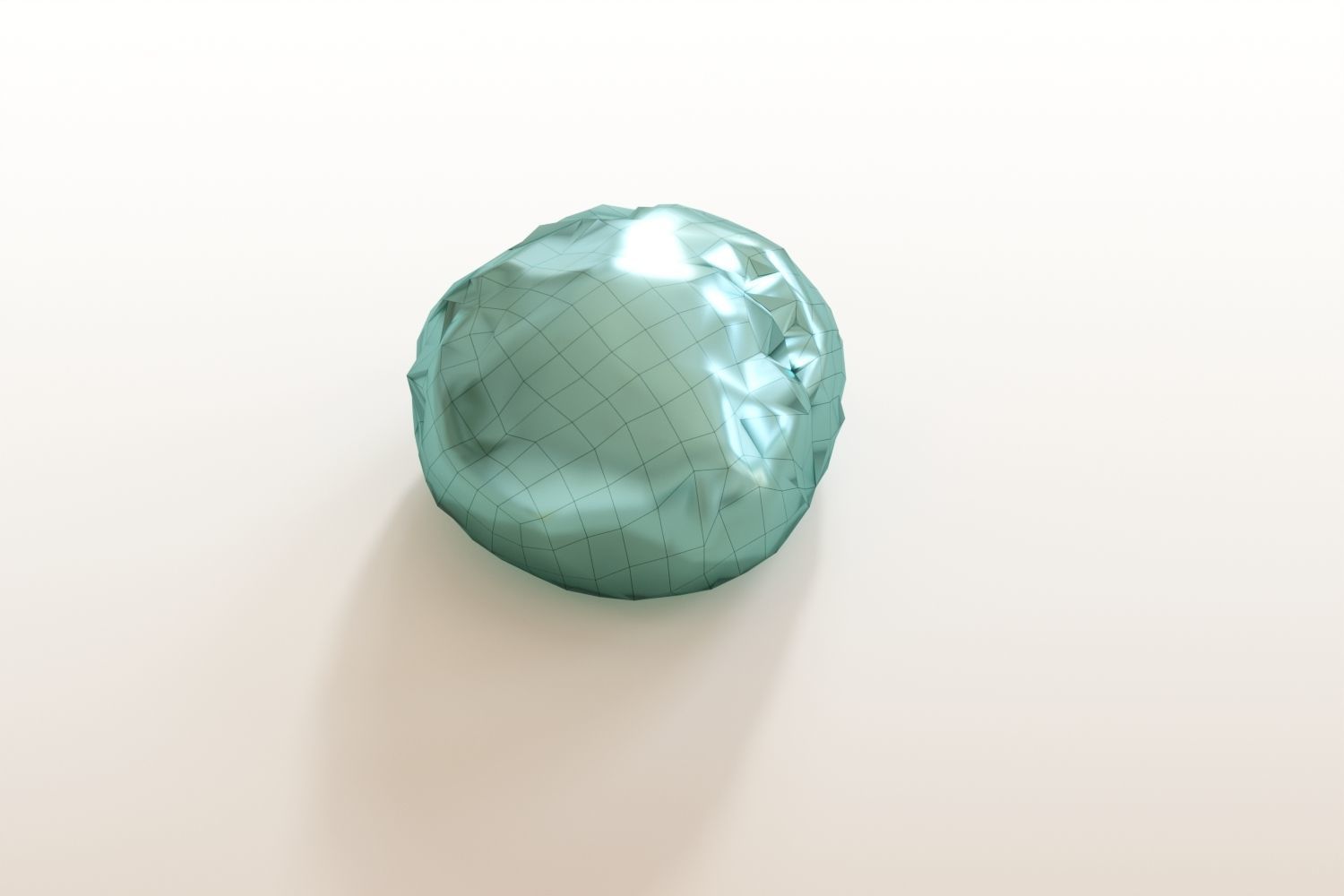 Classic Roll photoscanned 3D model_16