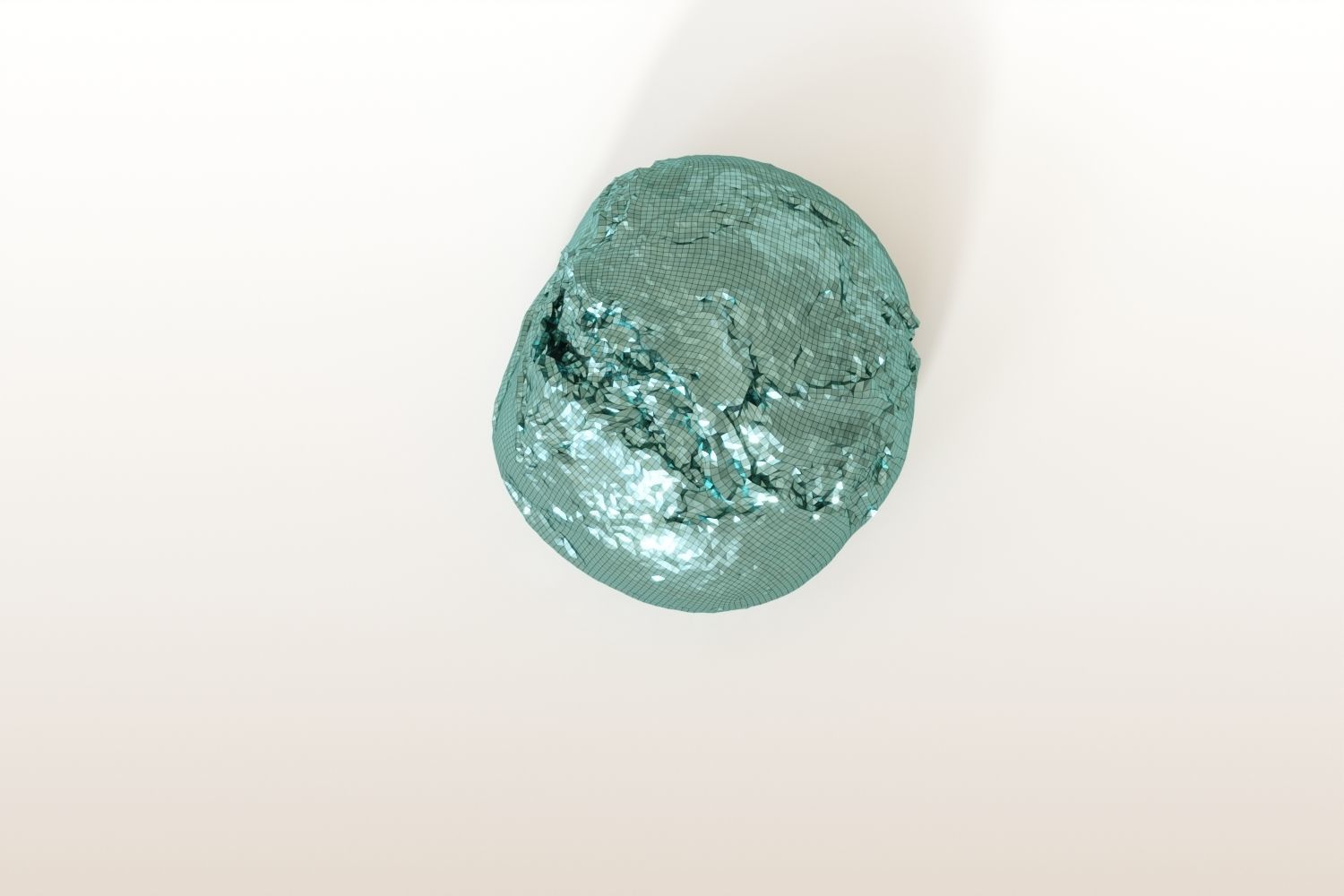 Classic Roll photoscanned 3D model_9