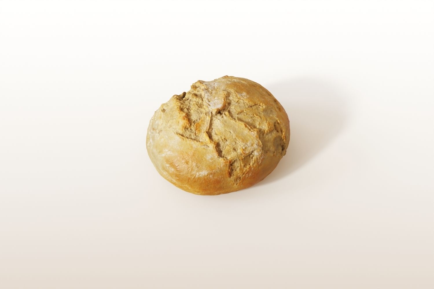 Classic Roll photoscanned 3D model_2