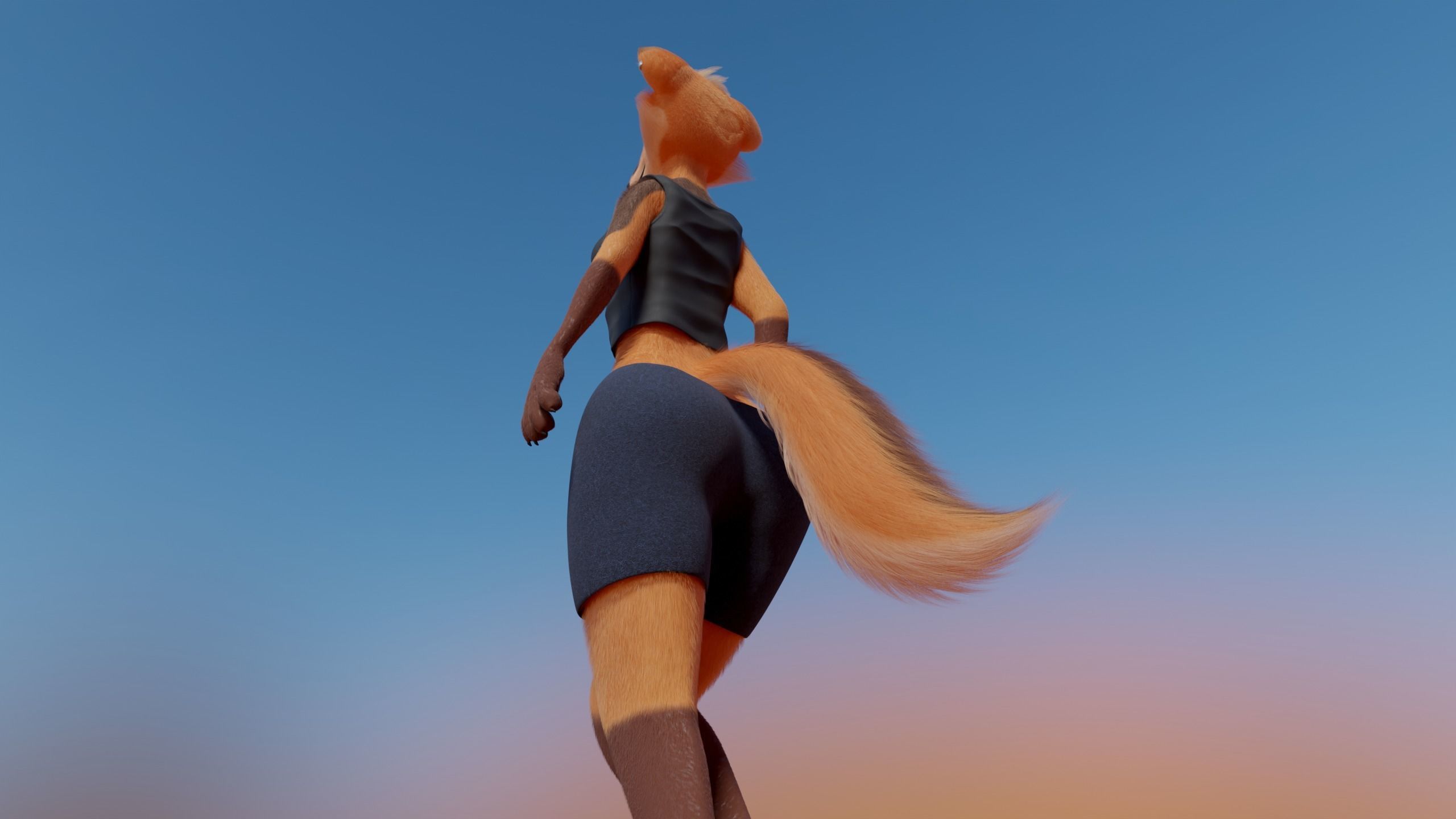 Agnes Anthro Fox 3D model_34