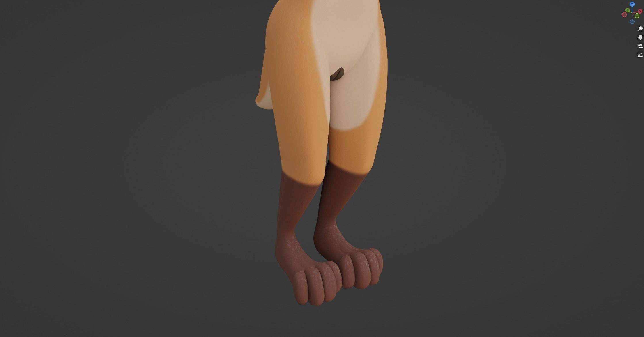 Agnes Anthro Fox 3D model_56