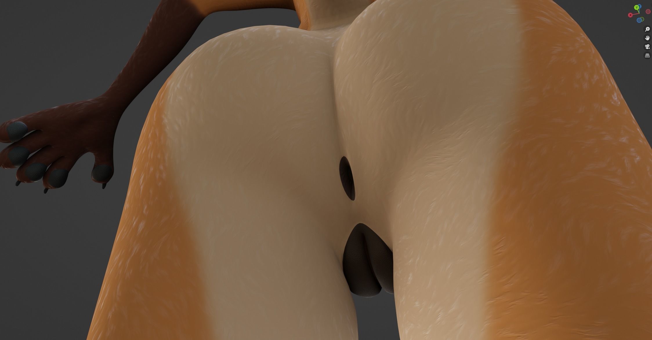 Agnes Anthro Fox 3D model_58