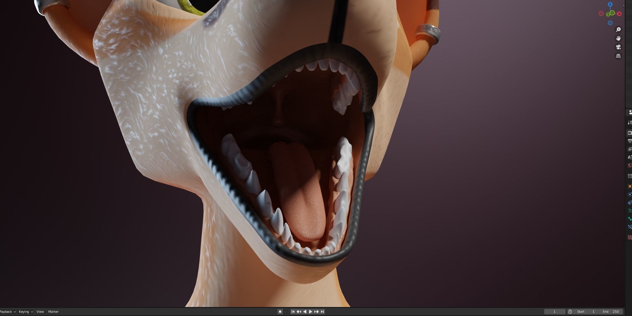 Agnes Anthro Fox 3D model_97