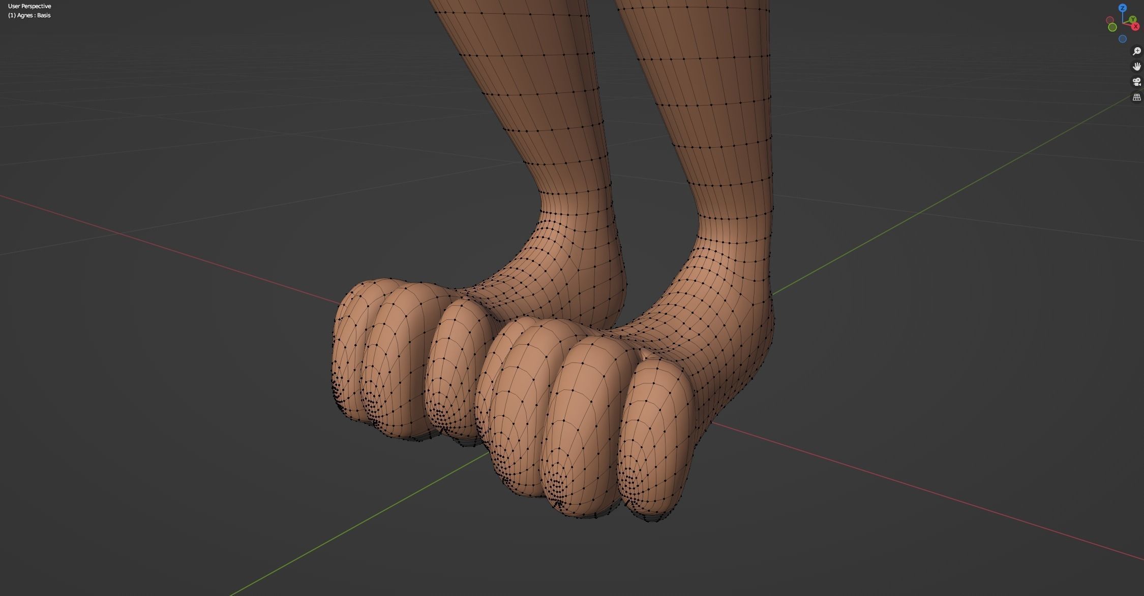 Agnes Anthro Fox 3D model_78