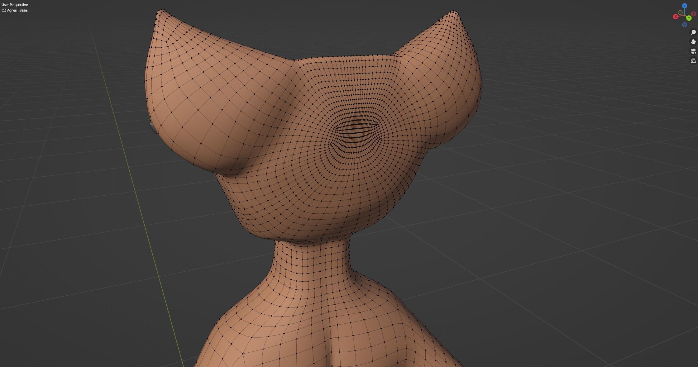 Agnes Anthro Fox 3D model_68