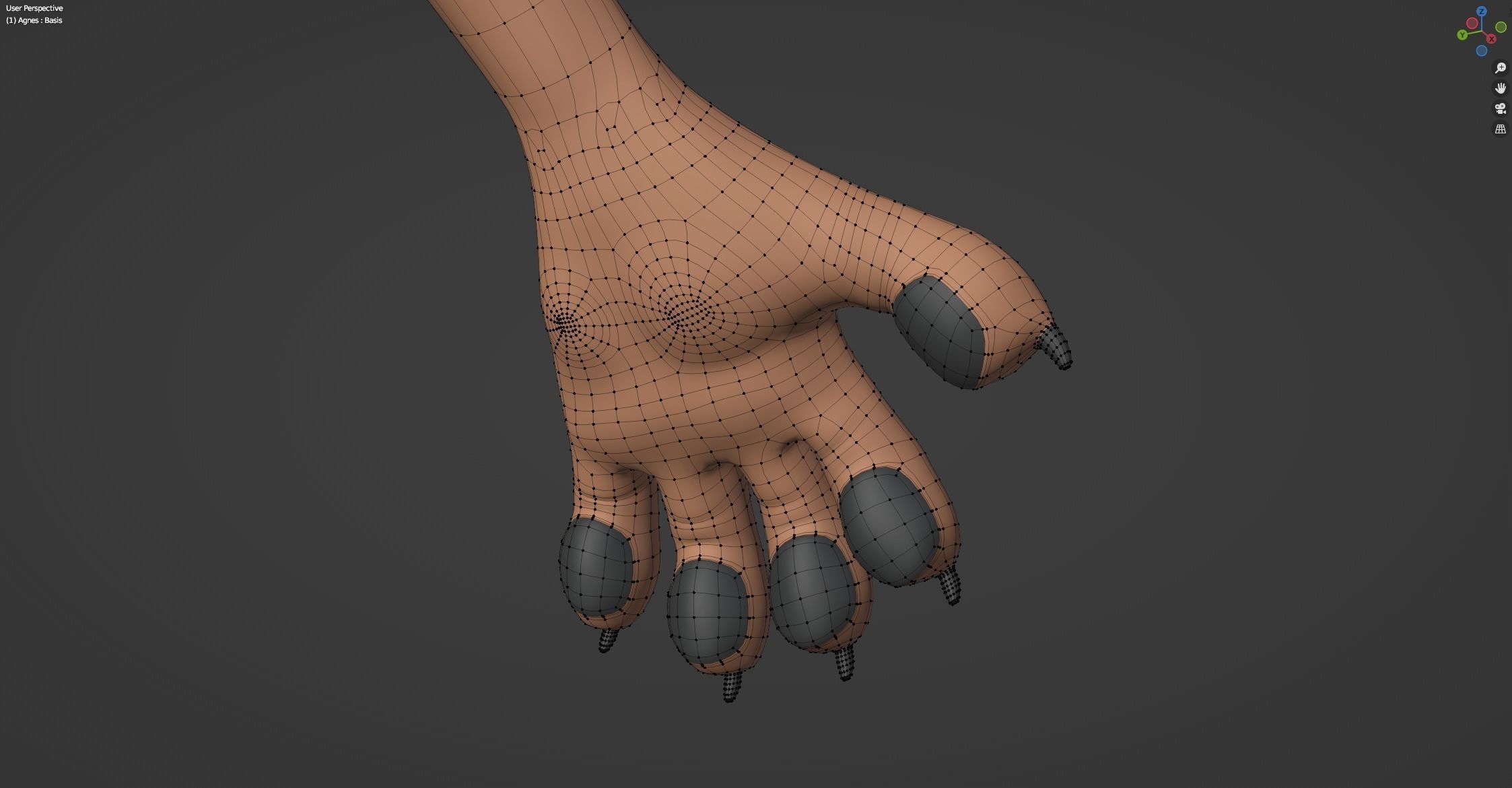 Agnes Anthro Fox 3D model_77