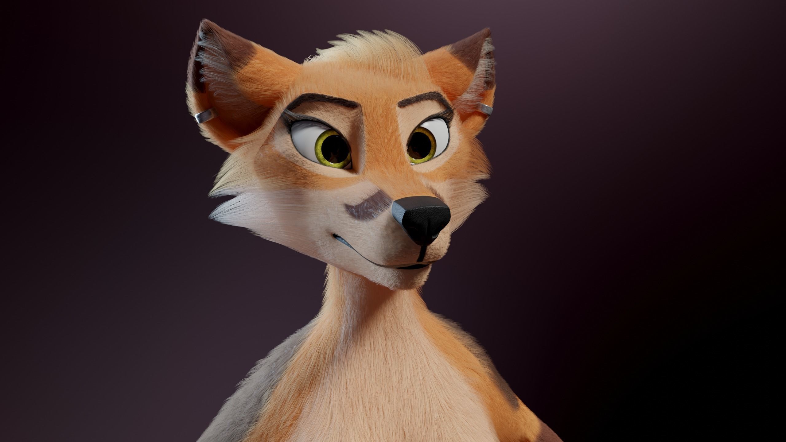 Agnes Anthro Fox 3D model_3