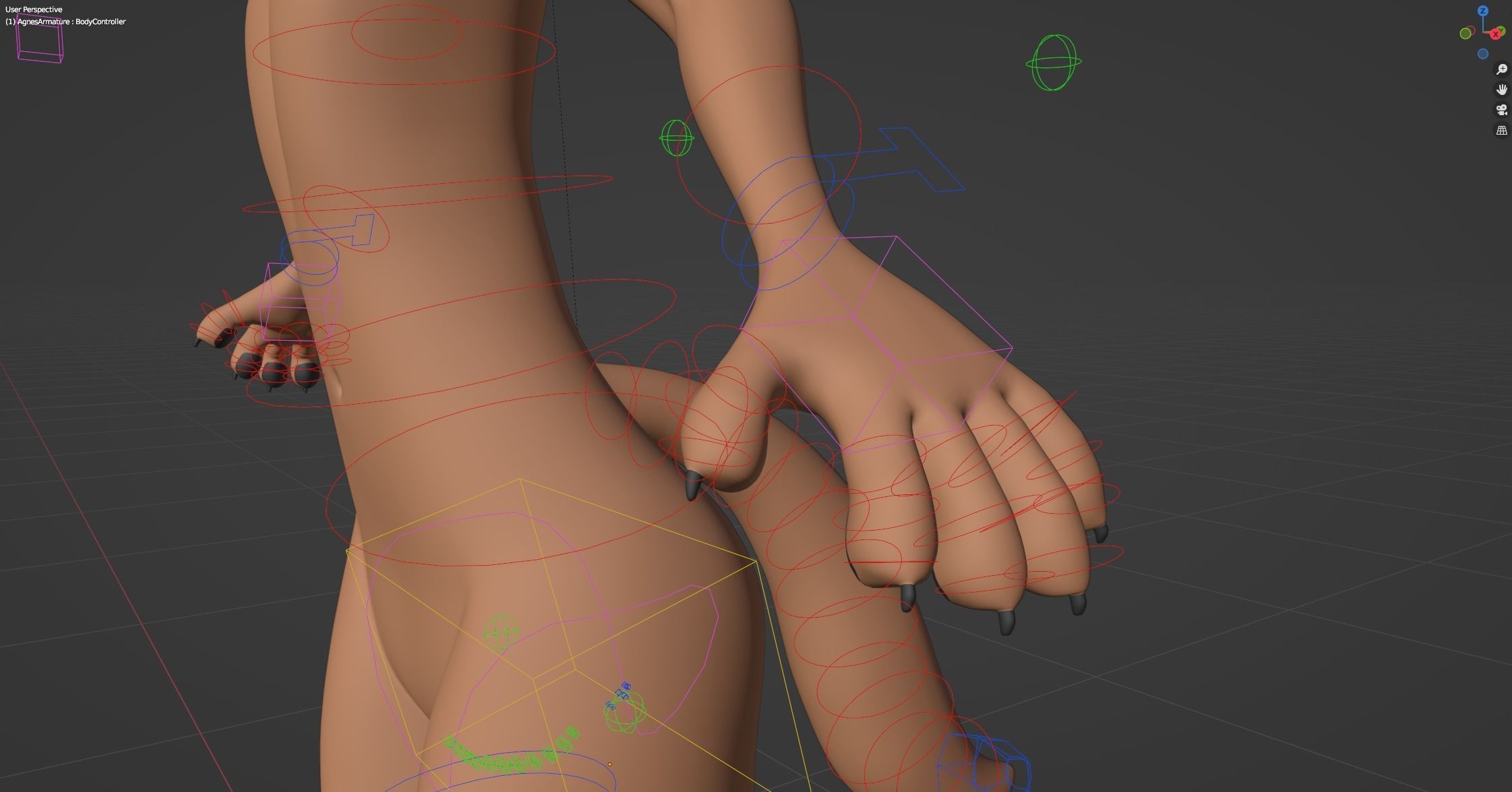 Agnes Anthro Fox 3D model_48