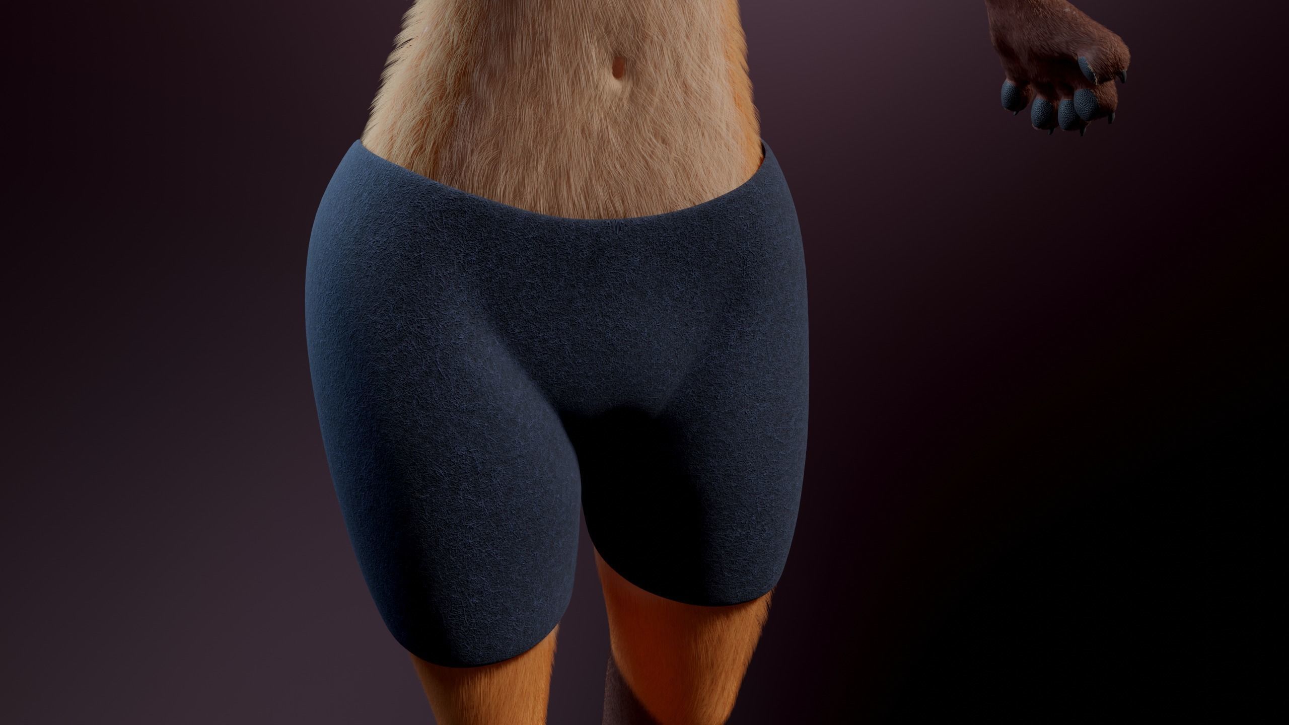 Agnes Anthro Fox 3D model_28