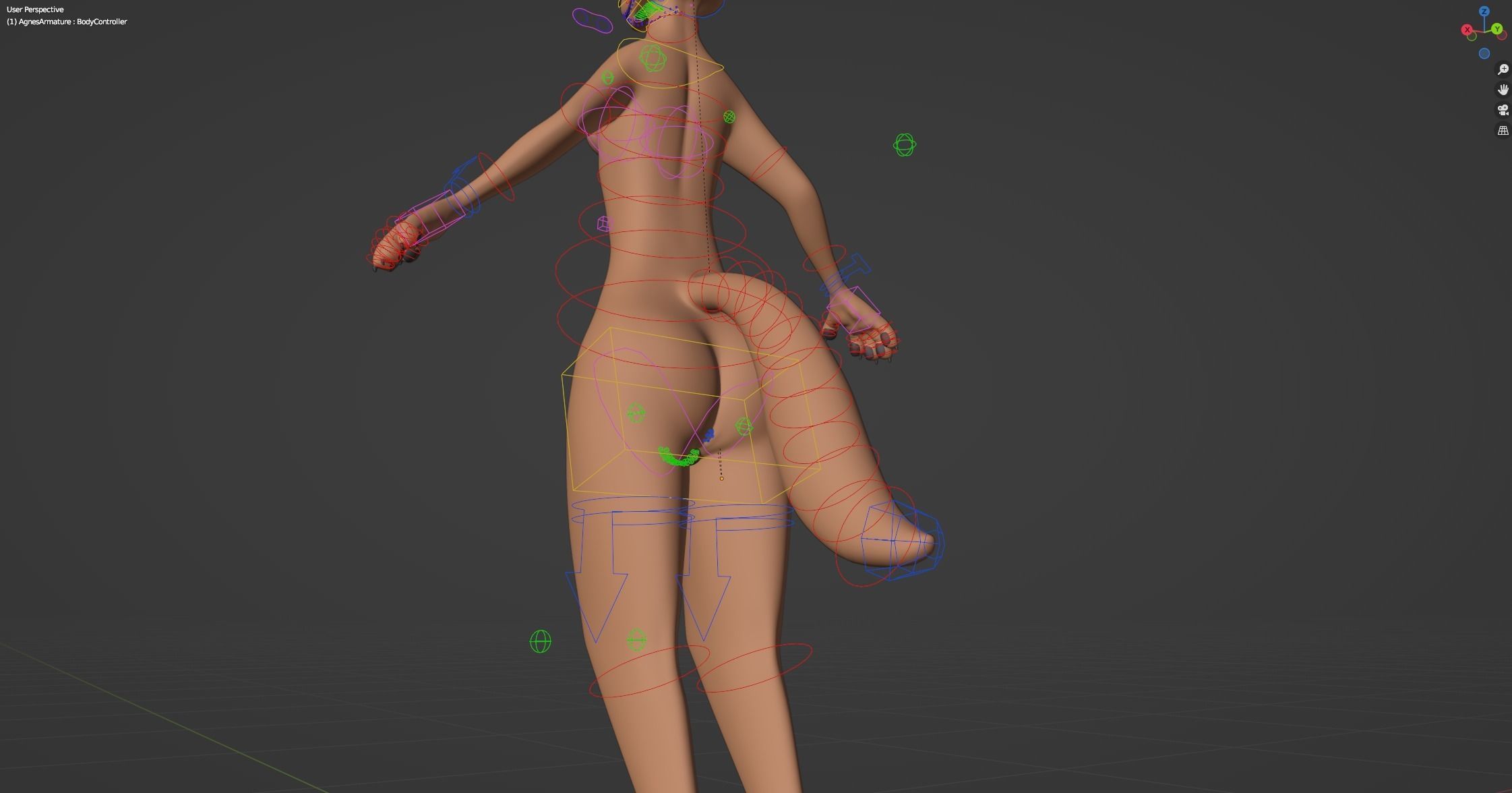 Agnes Anthro Fox 3D model_46