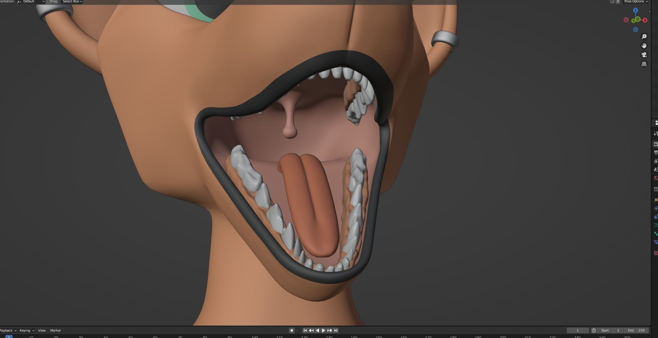 Agnes Anthro Fox 3D model_95