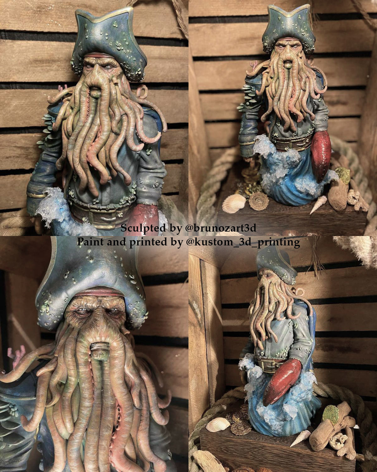 Davy Jones 3D print model_2
