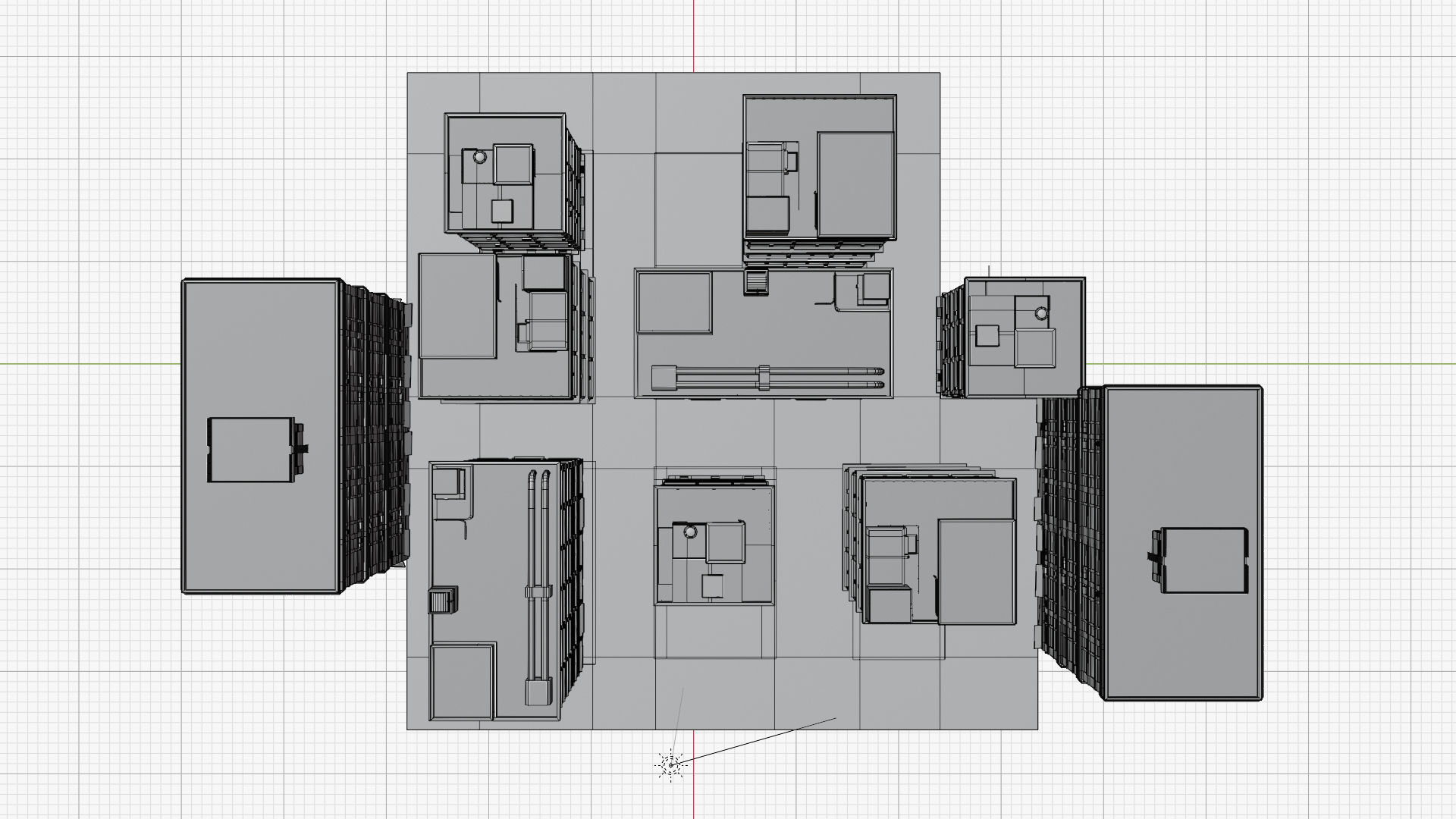 Anime Building Low-poly 3D model_12