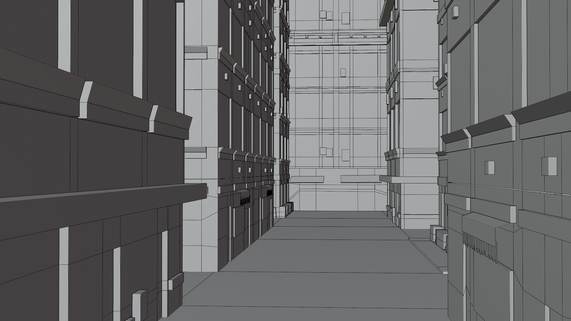 Anime Building Low-poly 3D model_10