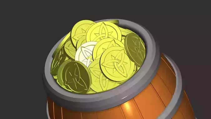 Genshin Impact Mora Coin Storage Container