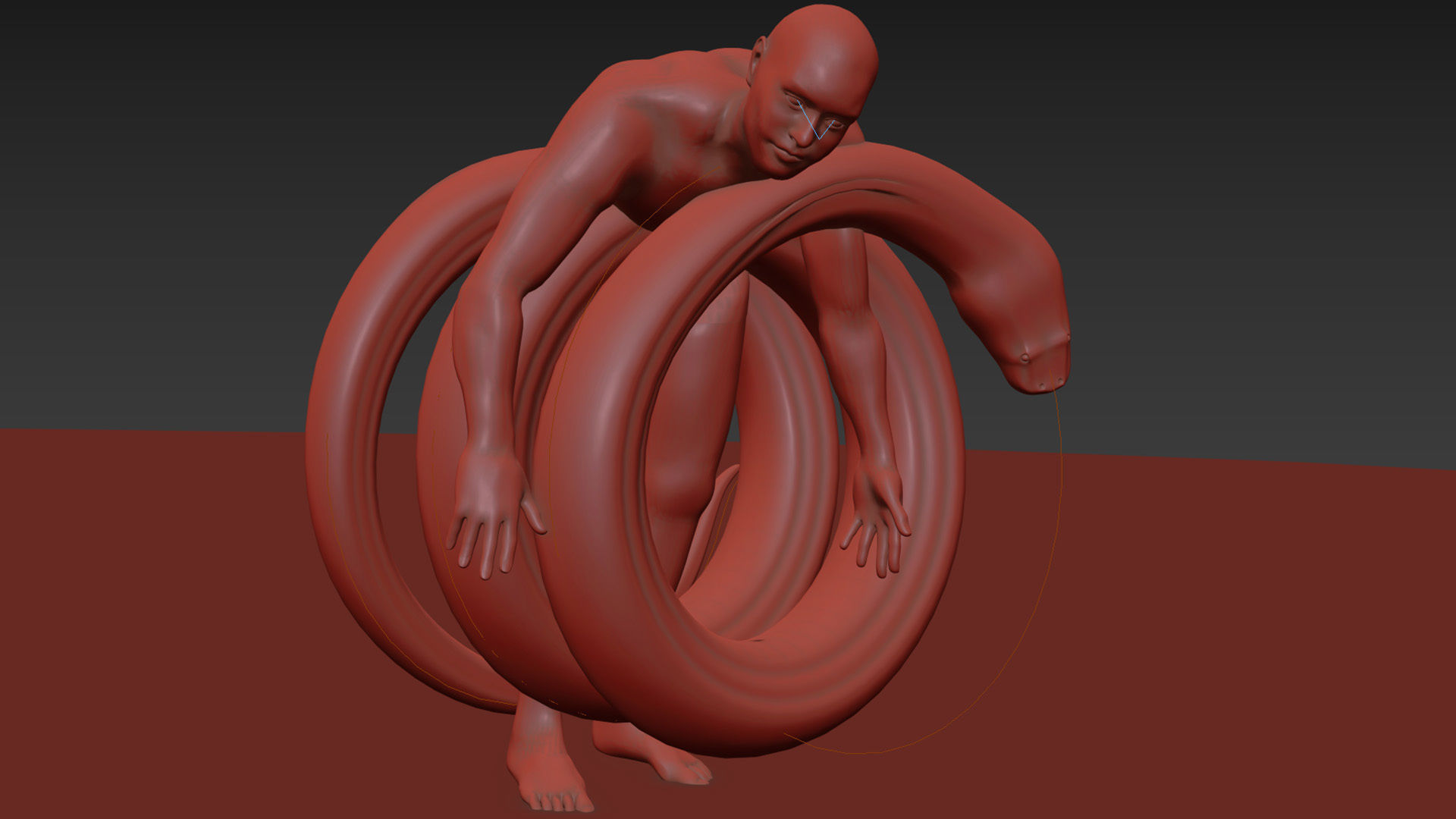 Monstre Anacond 8K - 3d animated model 3D model_15