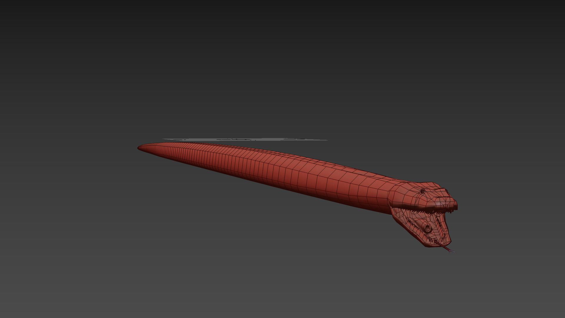 Monstre Anacond 8K - 3d animated model 3D model_20