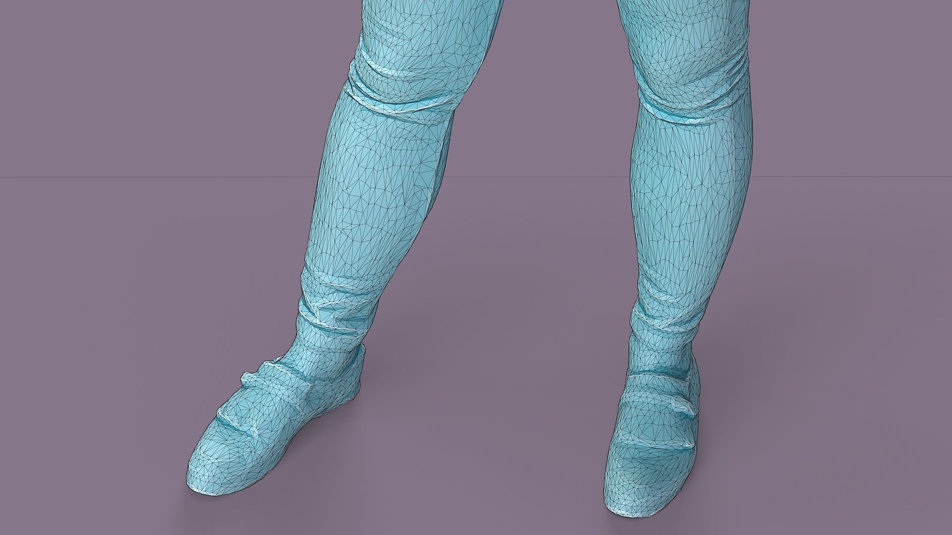 Voice Messaging Girl in Casual Outfit 3D model_14