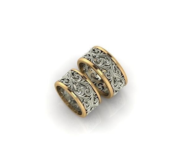 Wedding rinds 3D print model