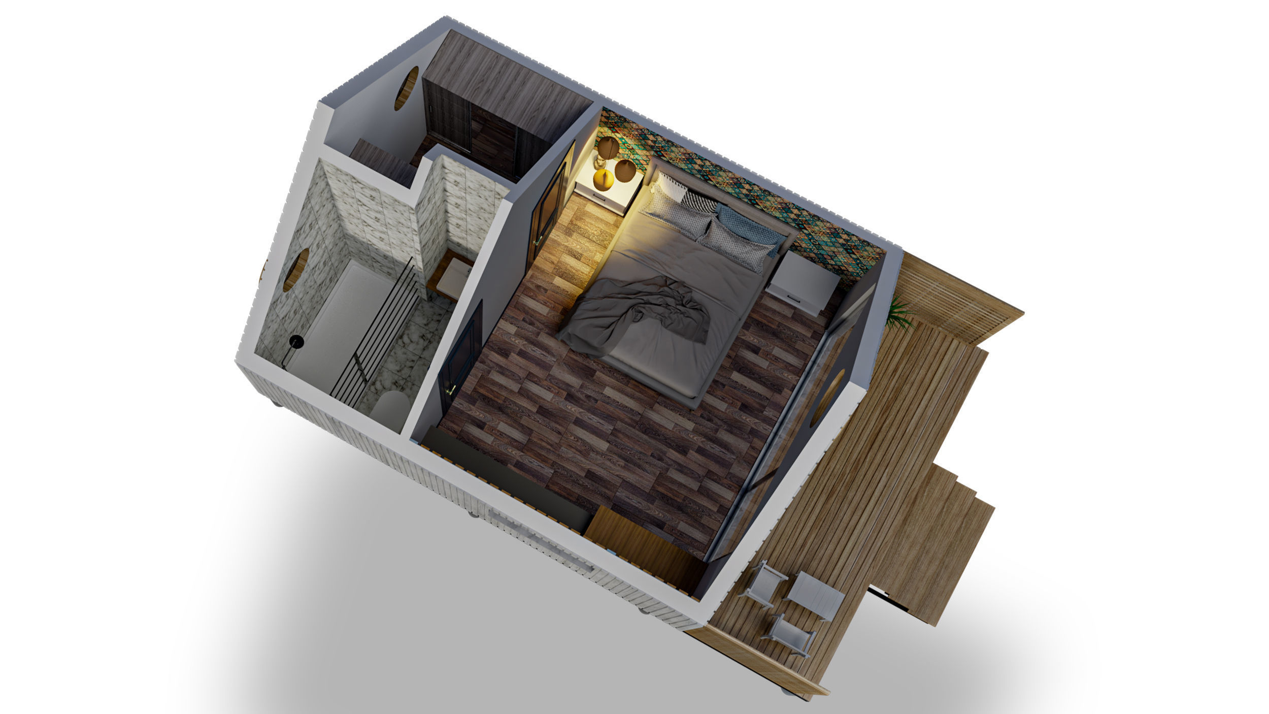 tiny house 3D model_5