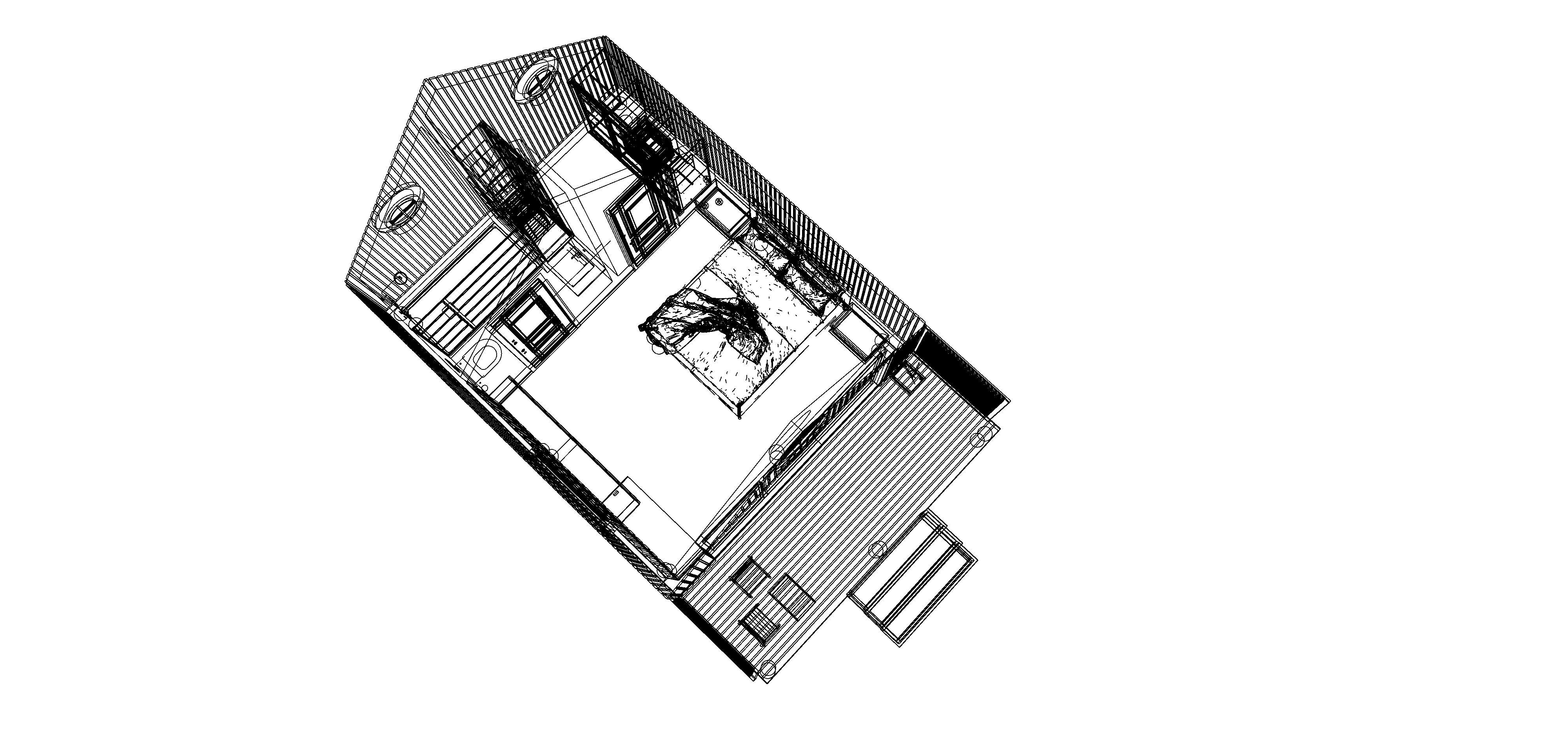 tiny house 3D model_8