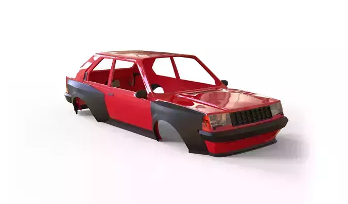 Volvo 340 GL 1990 Rc shell 3D print model