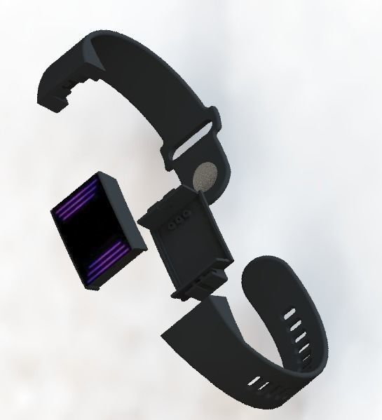 Smartbraslet 3D model_3