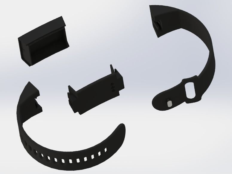 Smartbraslet 3D model_2