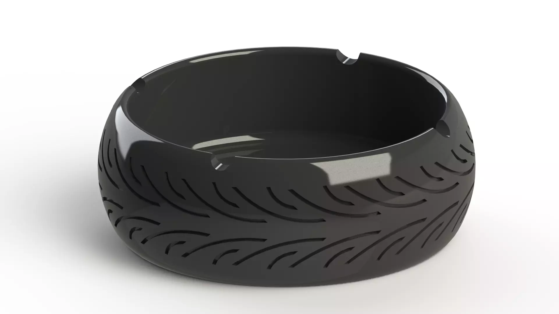 Motorcycle Tire Ashtray 3D print model